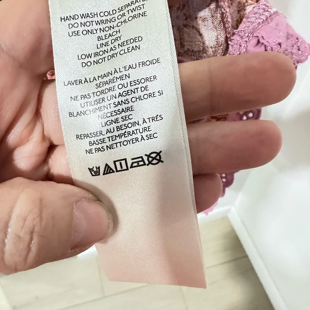 Free People Rose-Print Empire Mini Dress Size Large - Picture 9 of 10